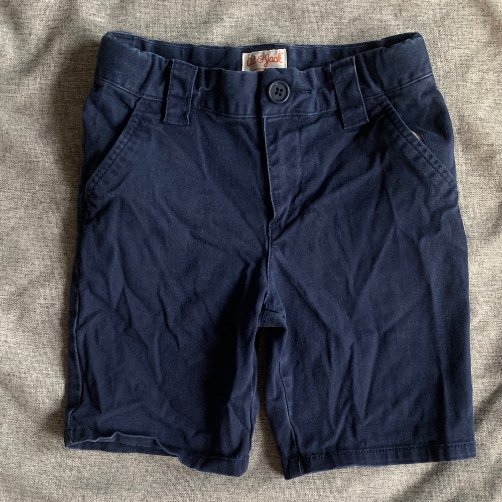 Cat & Jack Dark Navy Uniform Shorts - 6
